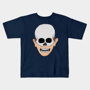 beardy skull Kids T-Shirt